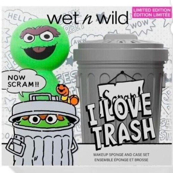 Wet n wild Sesame Street Collection Set Make Bag Brushes Blender Eye Shadow Lip - Picture 4 of 8